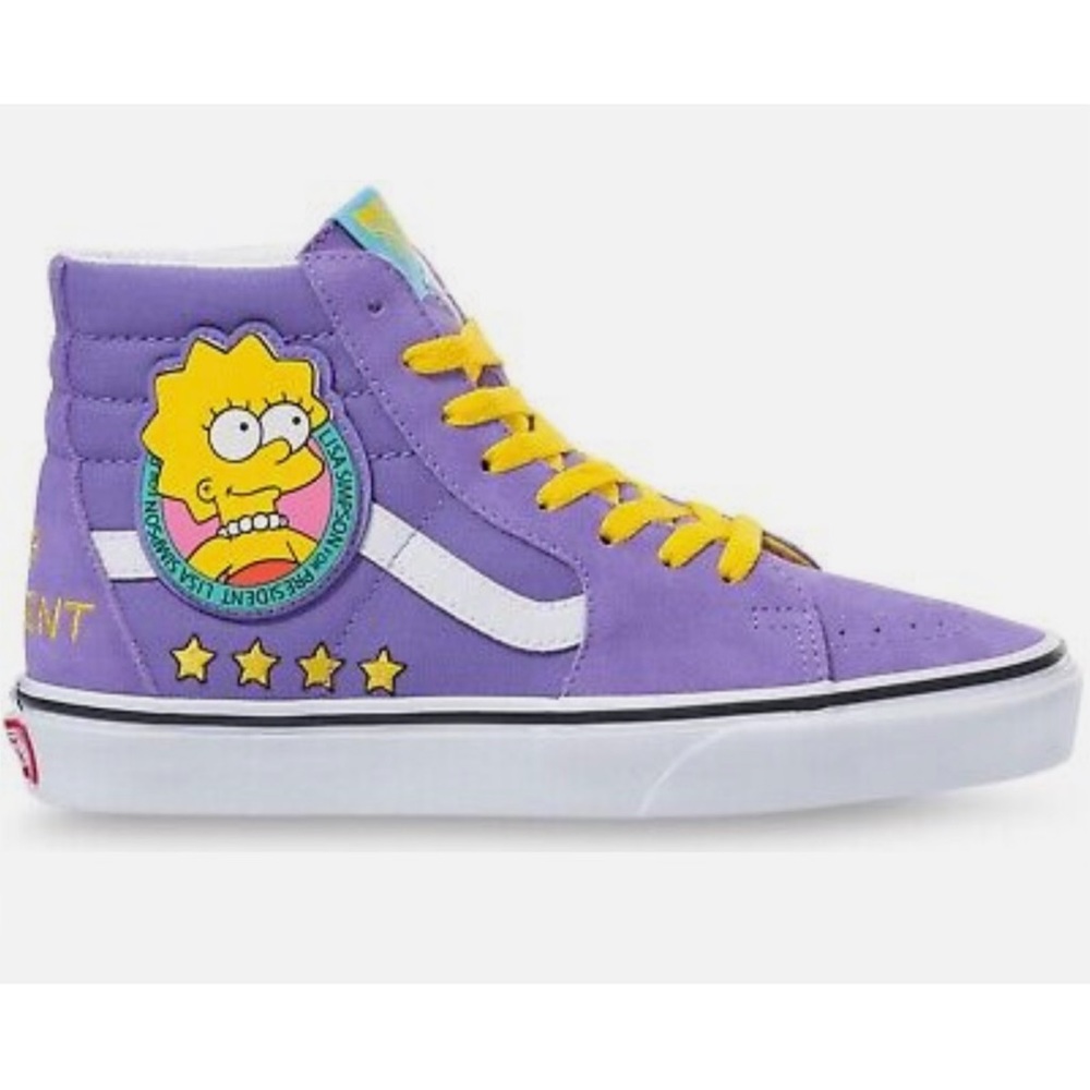 Lisa Simpson Vans 7.5